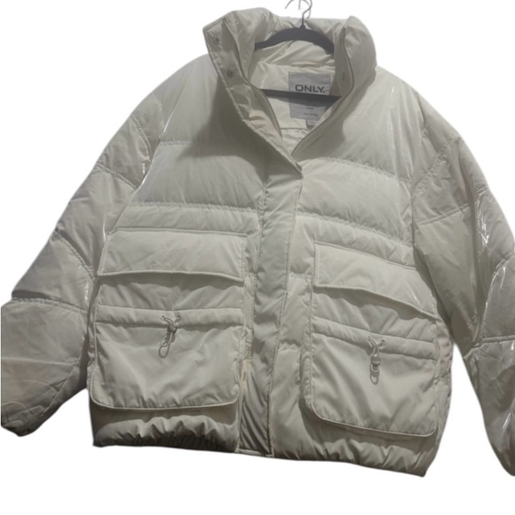 ONLY true down collection, cream-colored women's jacket, size M - Picture 4 of 12